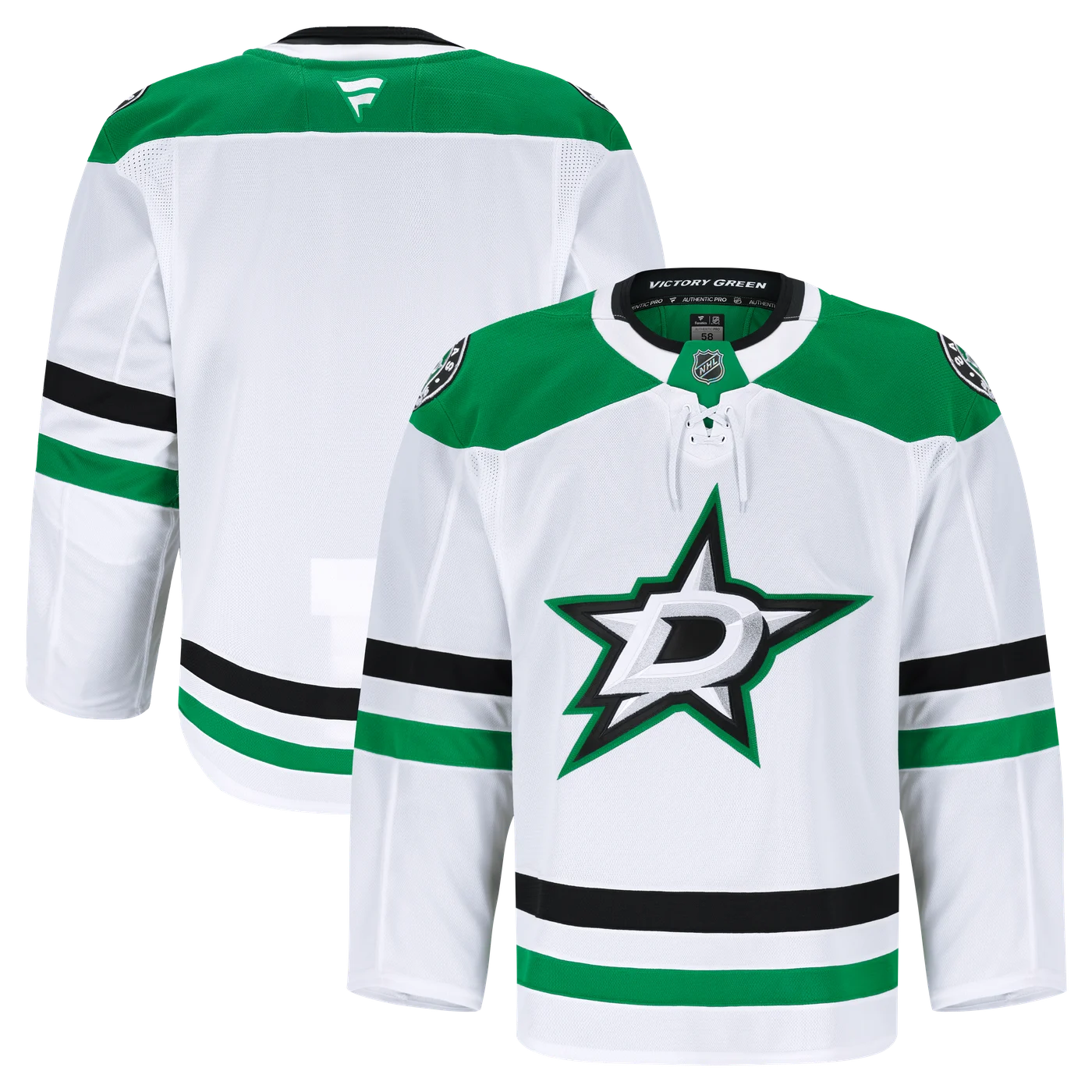 Dallas Stars Away Pro Jersey - White-ProSportsKit