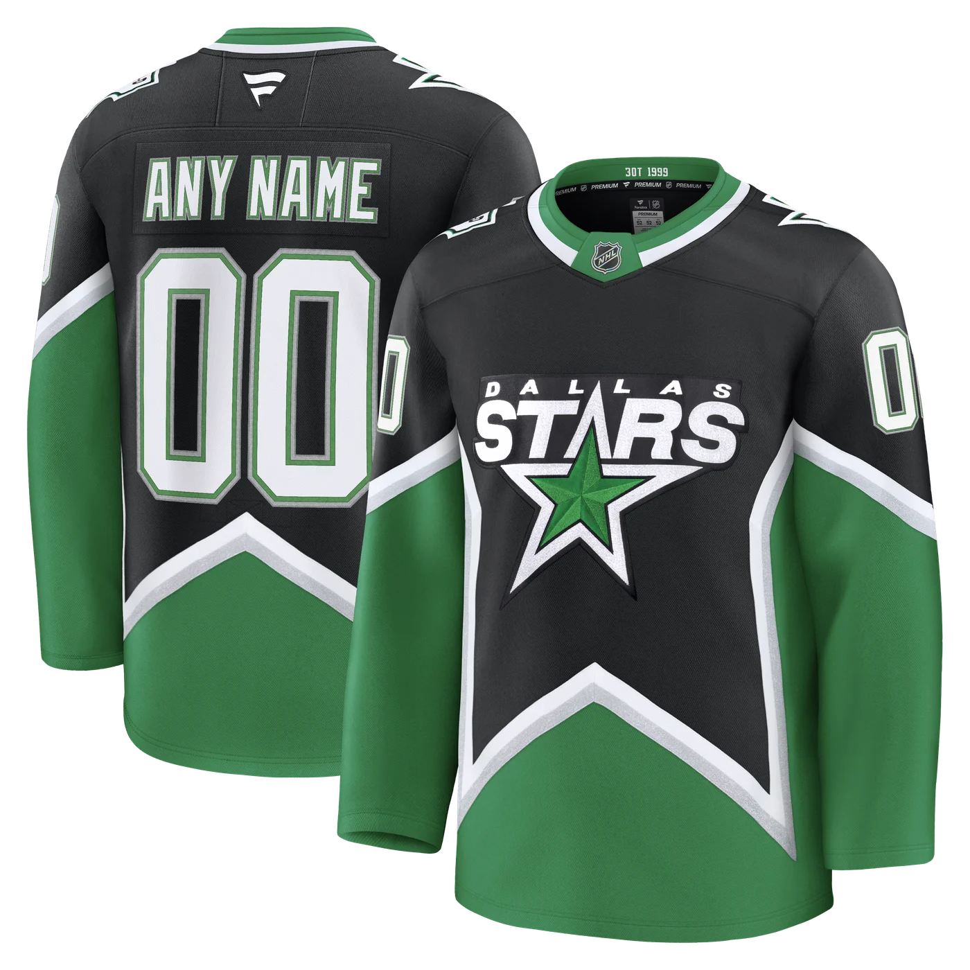 Dallas Stars Alternate Premium Custom Jersey - Black-ProSportsKit