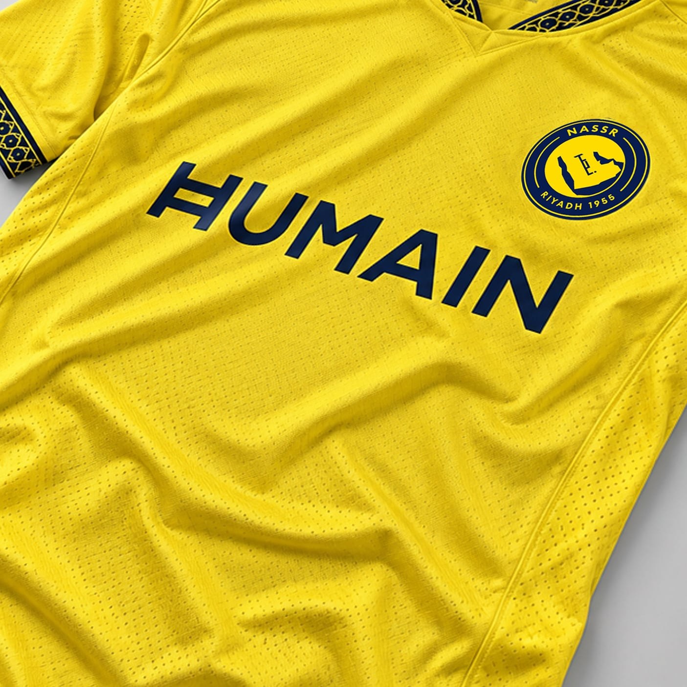 Cristiano Ronaldo 7 Al-Nassr 2025/26 Home Jersey - Yellow & Navy