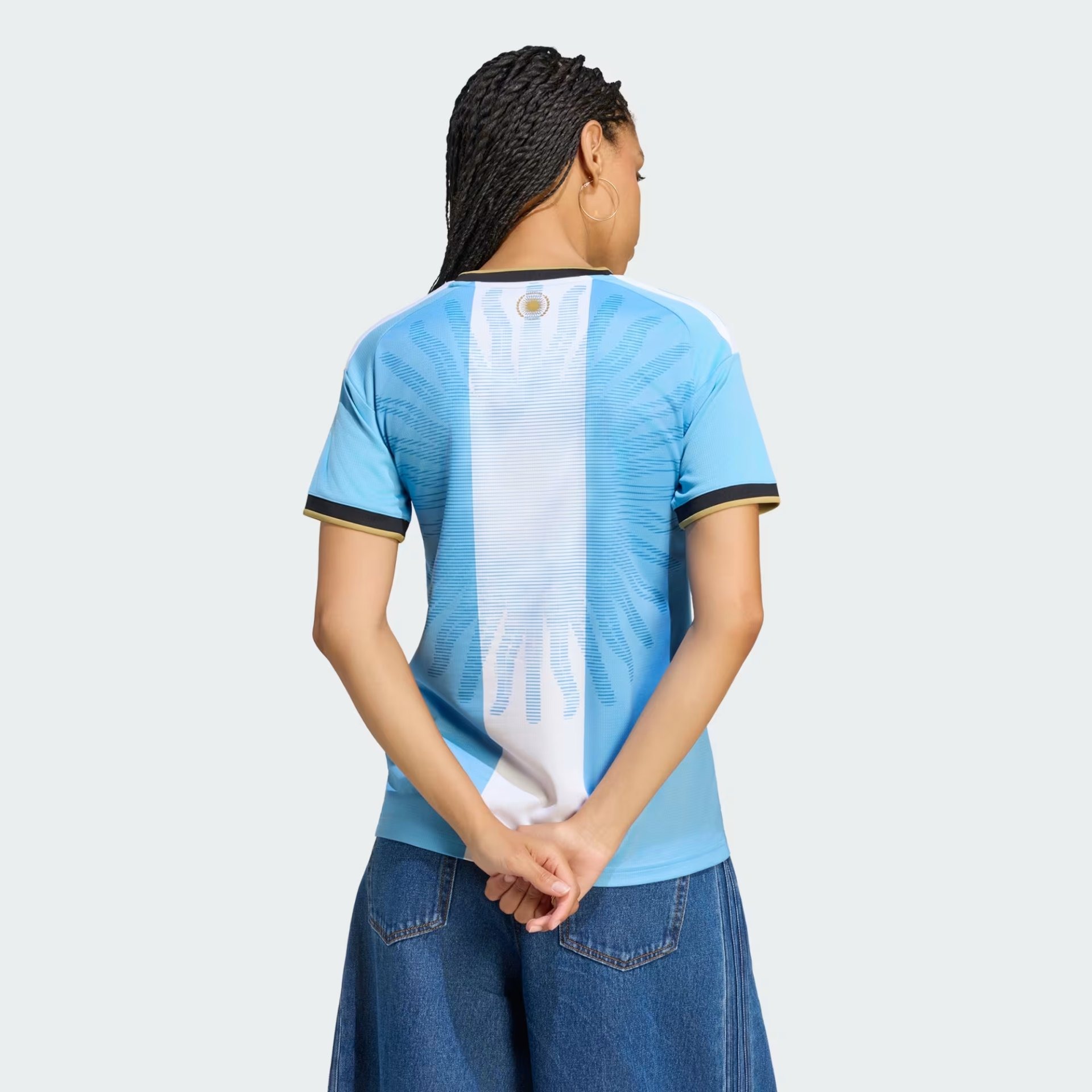 Lionel Messi Argentina 2026 Farewell Women's Stadium Replica Jersey - Custom Name & Number