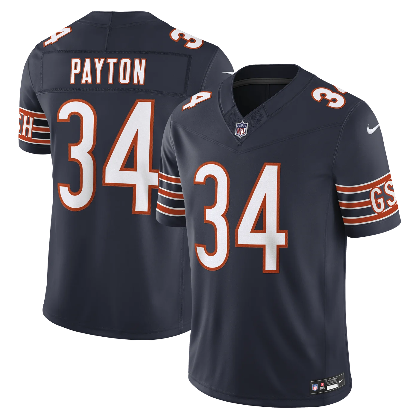 Walter Payton Chicago Bears Vapor F.U.S.E. Stitched Retired Limited Jersey - Navy-ProSportsKit