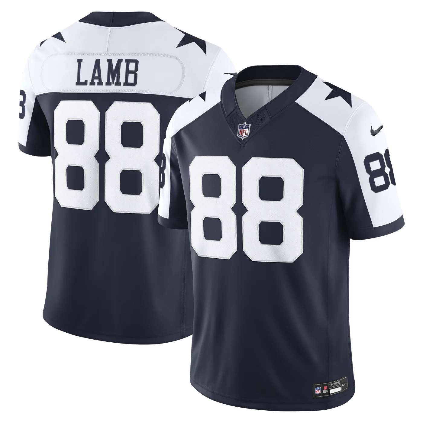 CeeDee Lamb Dallas Cowboys Alternate Vapor F.U.S.E. Stitched Limited Jersey - Navy-ProSportsKit