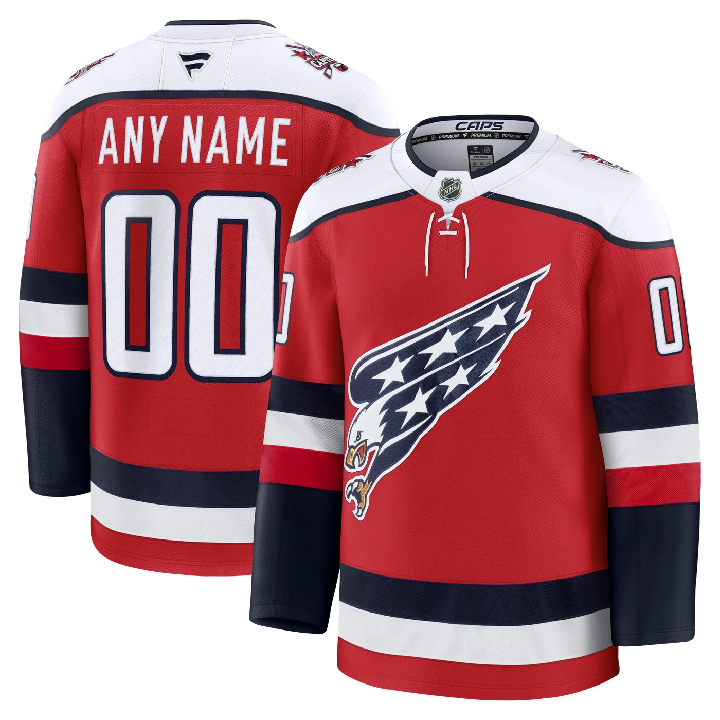 Washington Capitals Alternate Premium Custom Jersey - Red-ProSportsKit