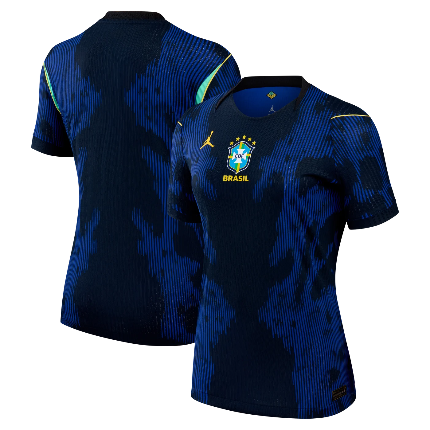 Brazil National Team Jordan Brand Women's 2026 Away Match Jersey - Blue-ProSportsKit