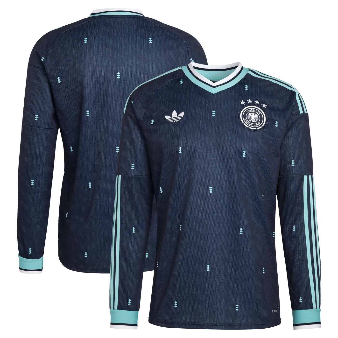 Germany National Team 2026 Away Replica Long Sleeve Jersey - Navy-ProSportsKit