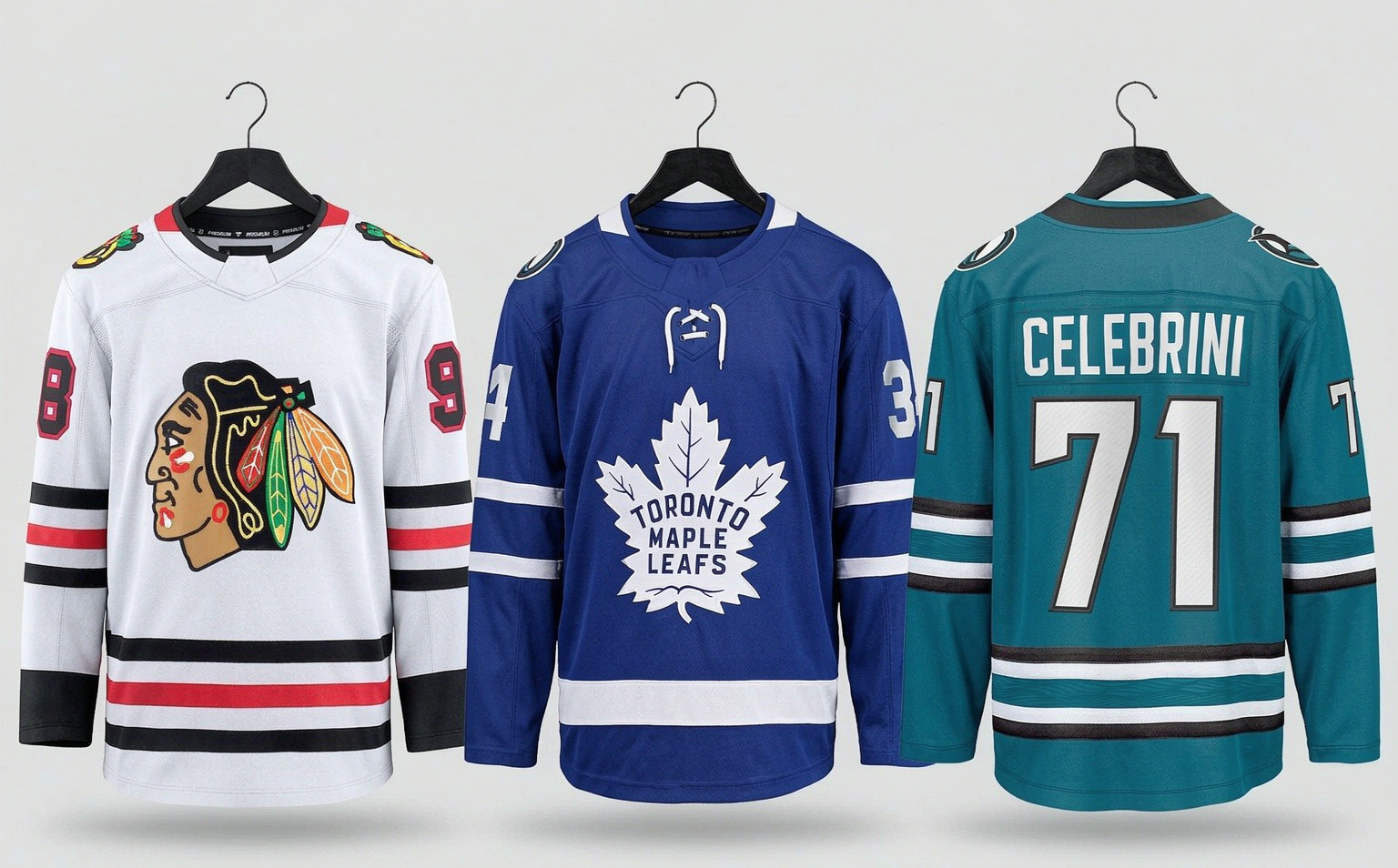 MLB/NHL jersey detail