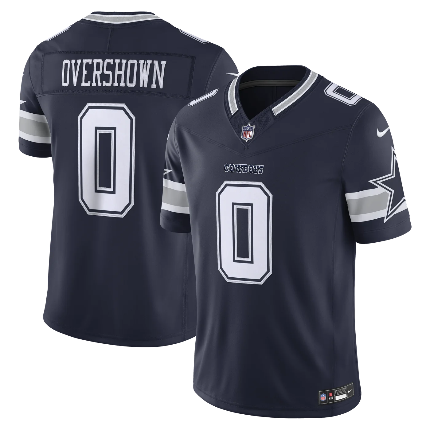 DeMarvion Overshown Dallas Cowboys Team Vapor F.U.S.E. Stitched Limited Jersey - Navy-ProSportsKit