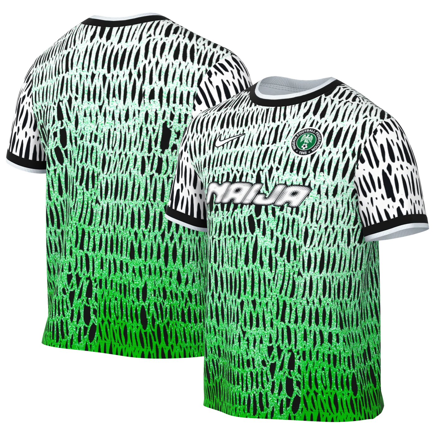 Nigeria National Team x Slawn 2026 Dri-FIT Pre-Match Top - Black-ProSportsKit