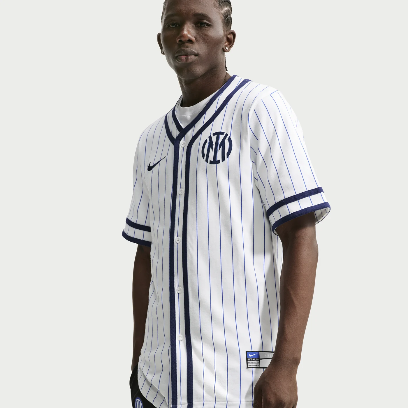 Inter Milan Club Baseball Jersey - White-ProSportsKit