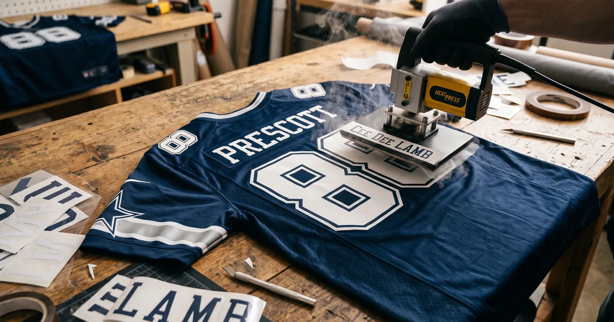 How to customize a jersey cover