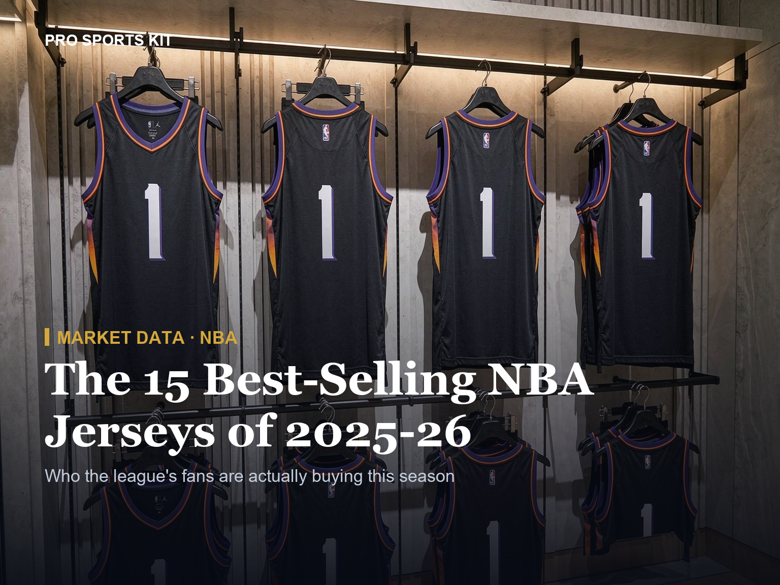 The 15 Best-Selling NBA Jerseys of 2025-26