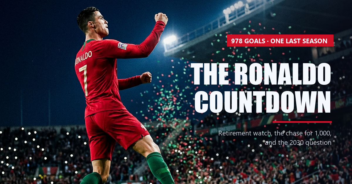 Ronaldo retirement countdown cover