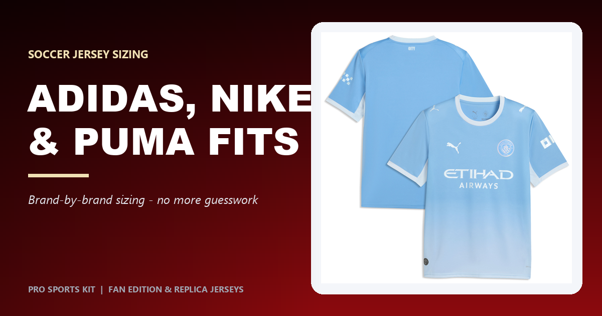 Soccer jersey sizing guide cover