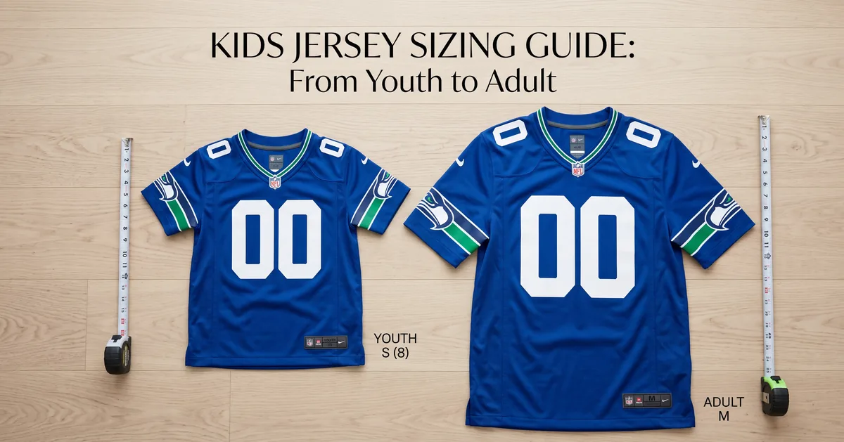 Youth NFL jersey sizing parent's guide cover