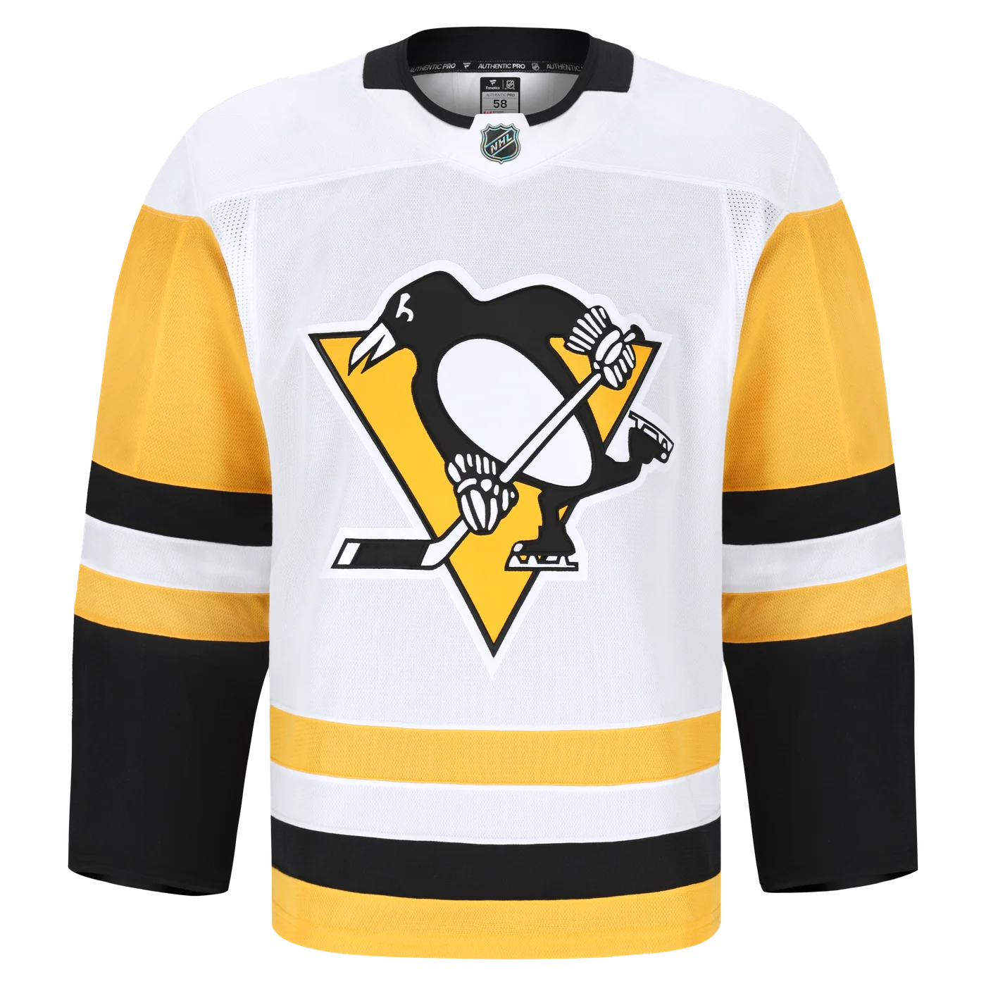 Pittsburgh Penguins Away Pro Jersey - White-ProSportsKit