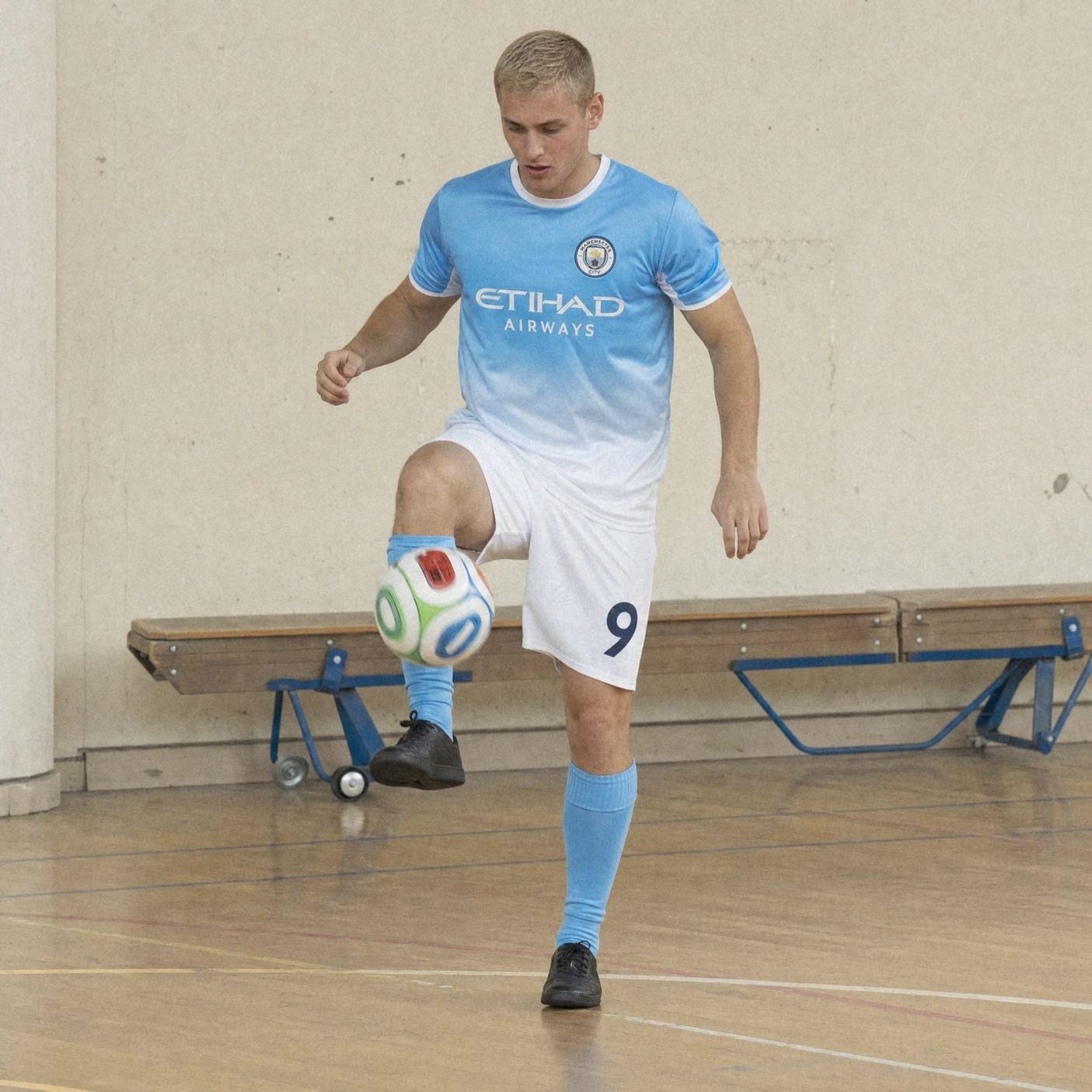 Erling Haaland 9 Manchester City 2026/27 Home Jersey - Light Blue