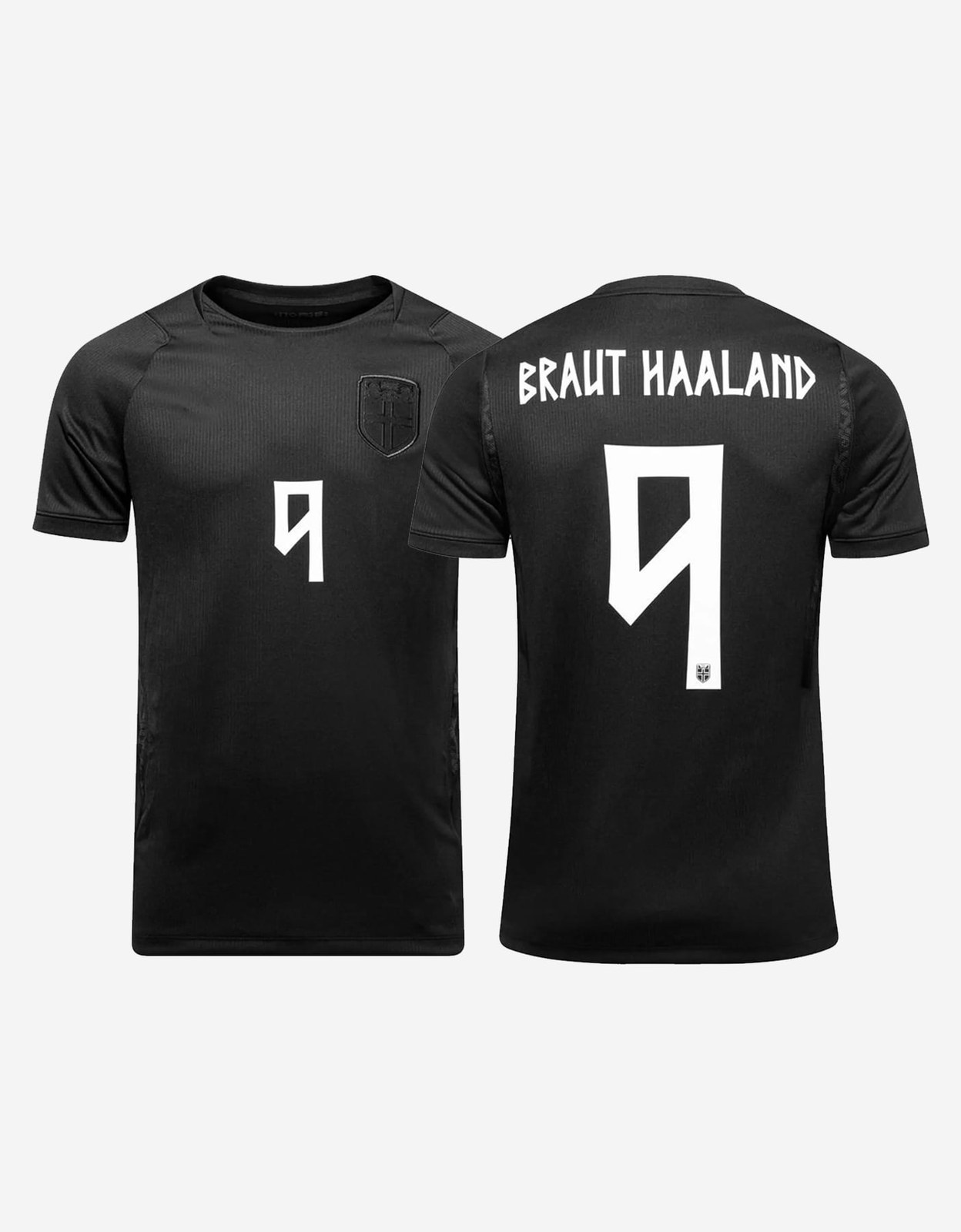 Erling Haaland 9 Norway 2026/27 Away Jersey - Black