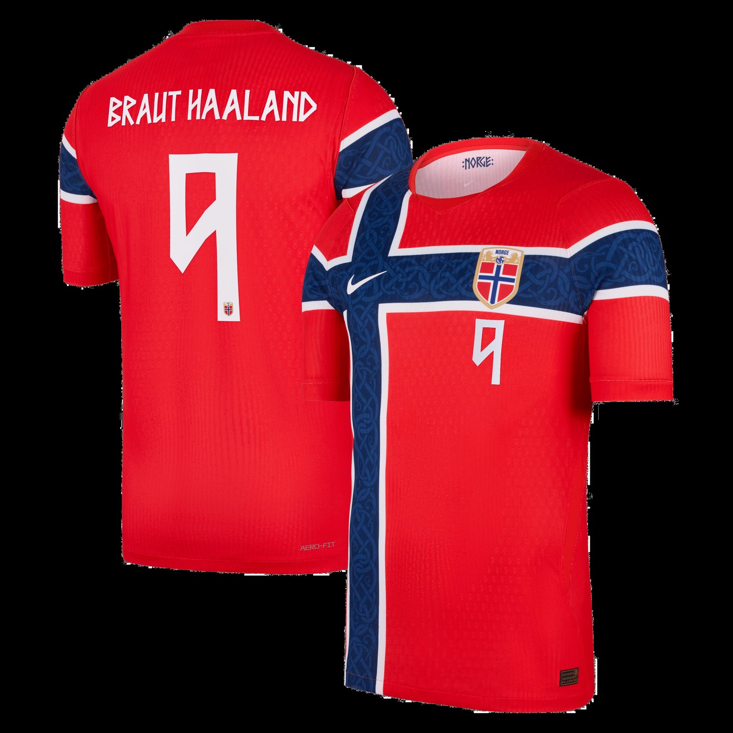 Erling Haaland 9 Norway 2026/27 Home Jersey - Red