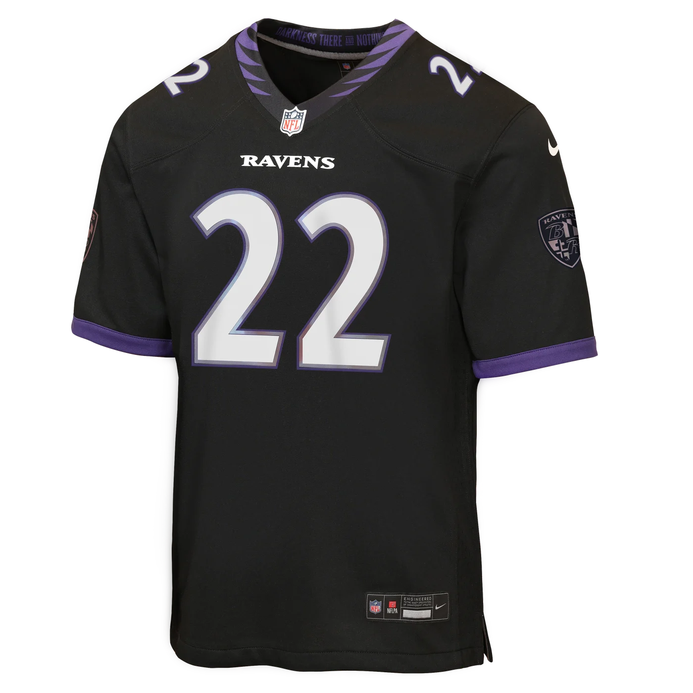 Derrick Henry Baltimore Ravens Youth Alternate Game Jersey - Black-ProSportsKit