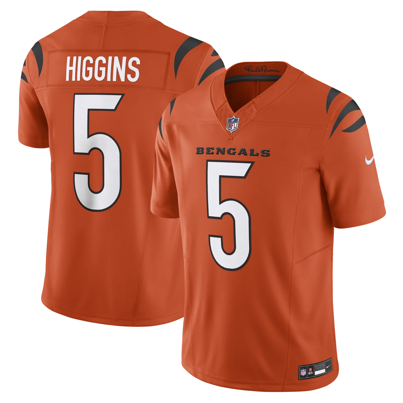 Tee Higgins Cincinnati Bengals Vapor F.U.S.E. Limited Jersey - Orange-ProSportsKit