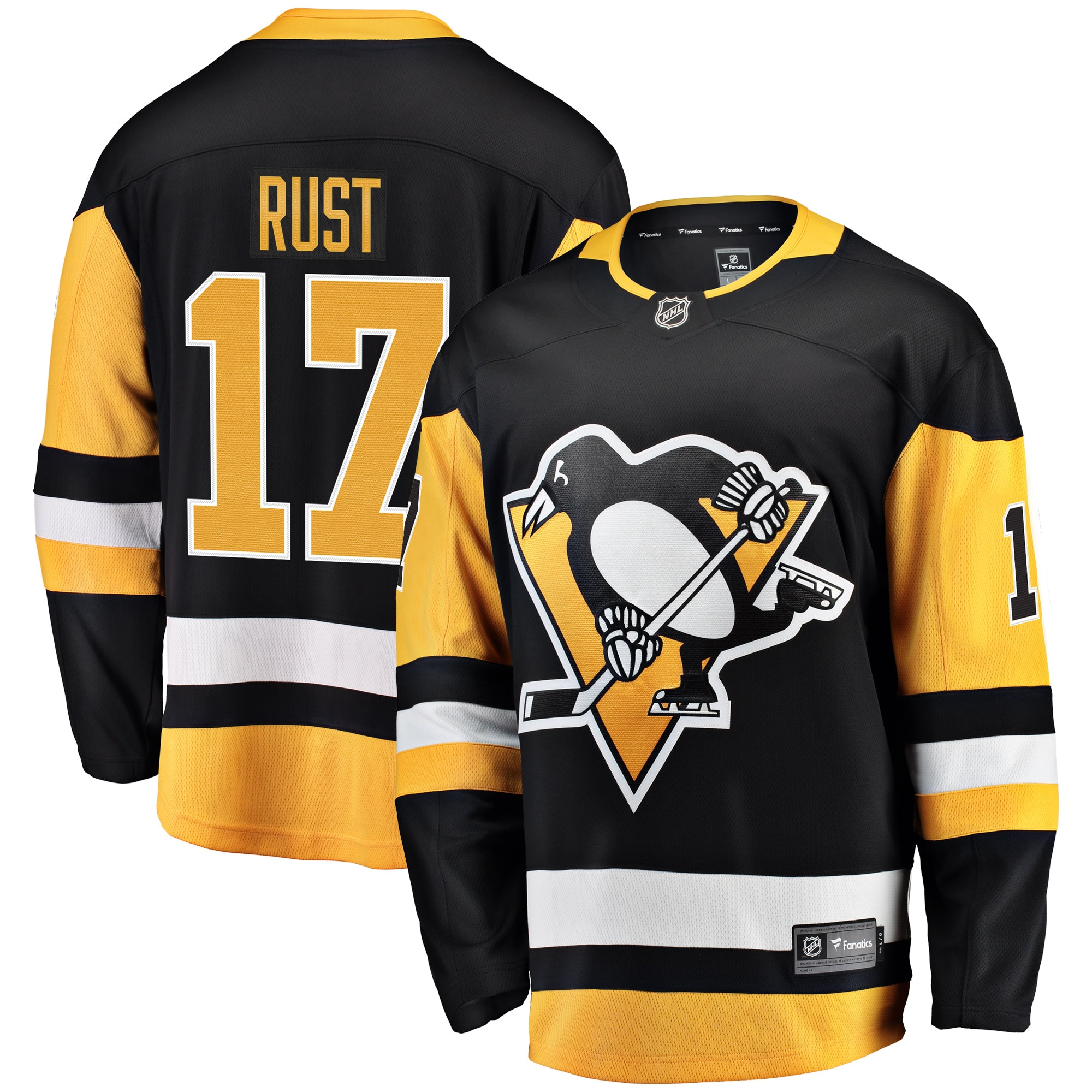 Bryan Rust Pittsburgh Penguins Home Breakaway Player Jersey - Black-ProSportsKit