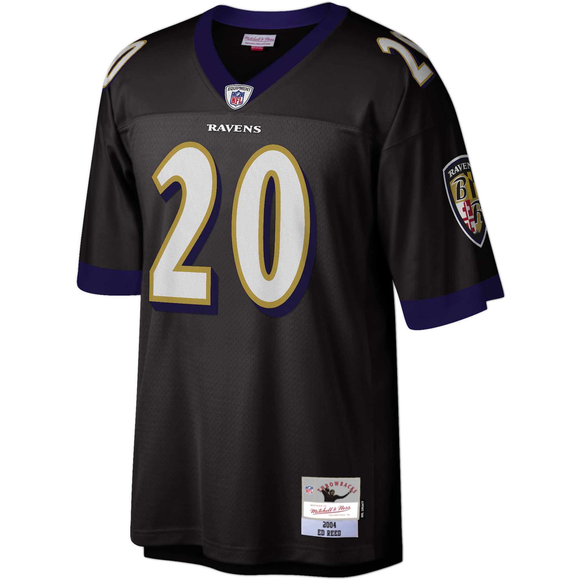 Ed Reed Baltimore Ravens Legacy Replica Jersey - Black-ProSportsKit