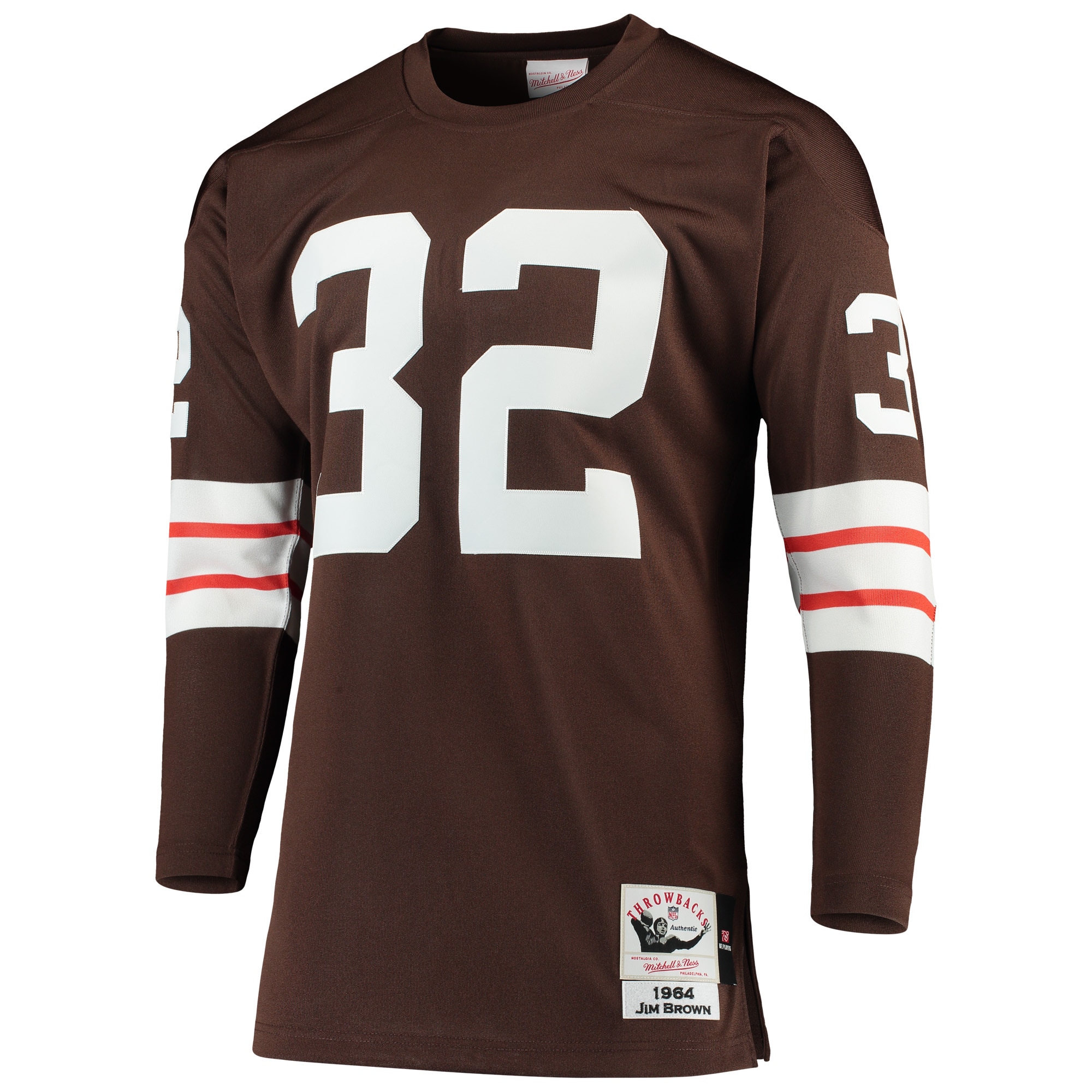 Jim Brown Cleveland Browns 1964 Throwback Retired Player Jersey - Brown-ProSportsKit