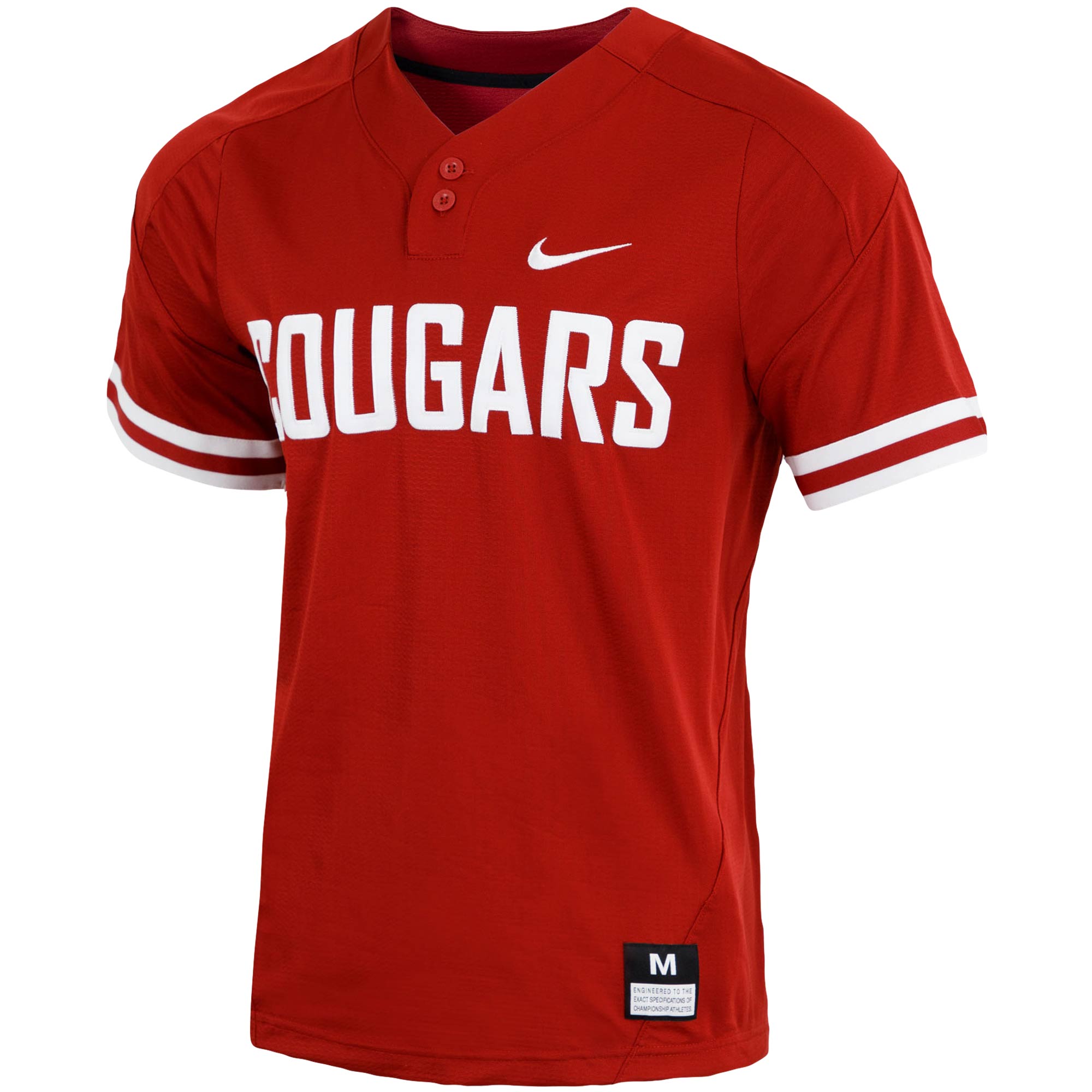 Washington State Cougars Replica Vapor Elite Two-Button Baseball Jersey - Crimson-ProSportsKit