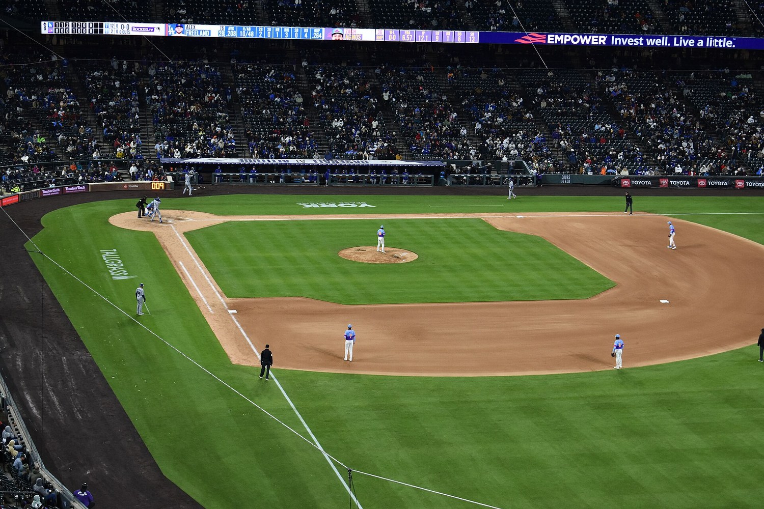 The Dodgers on the road in Denver during the 2026 regular season
