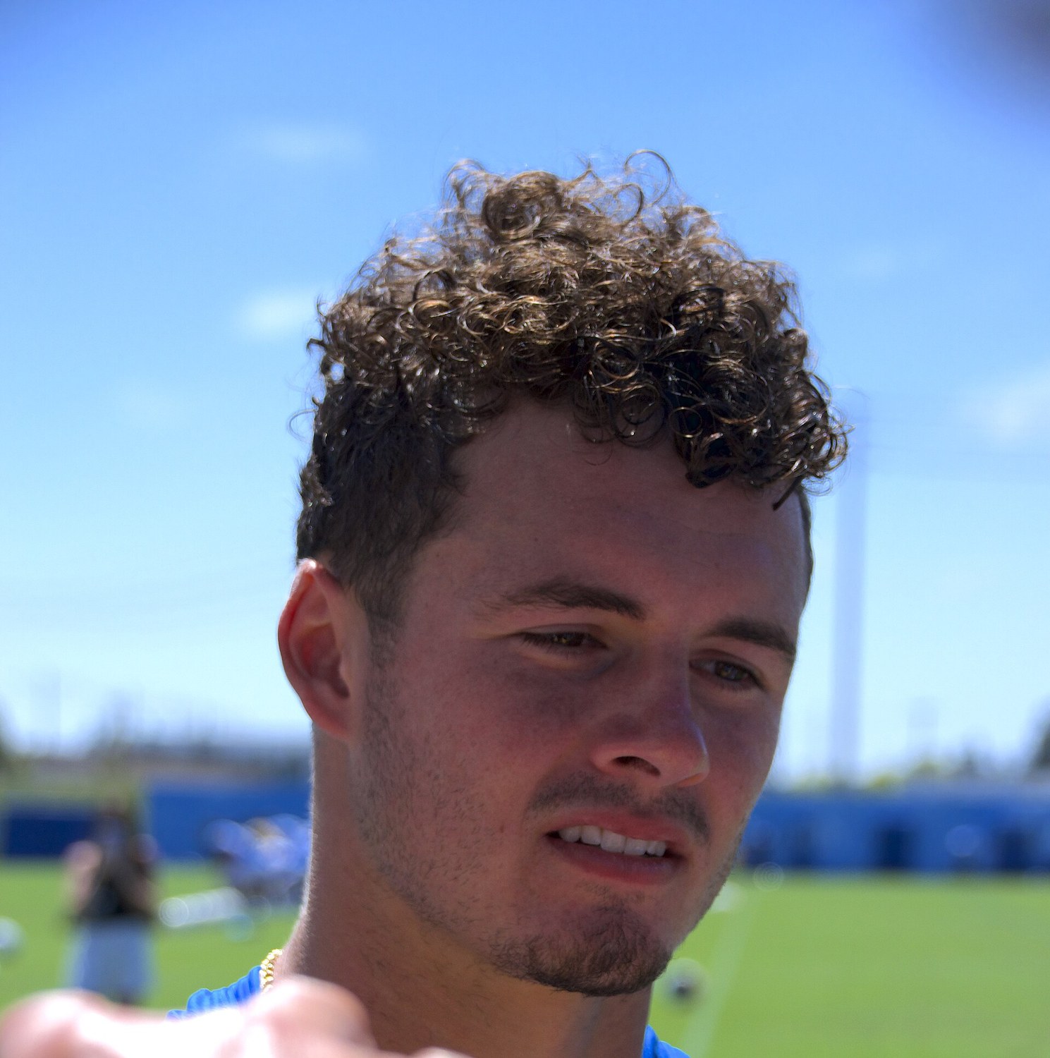 Ladd McConkey of the Los Angeles Chargers at 2026 training camp