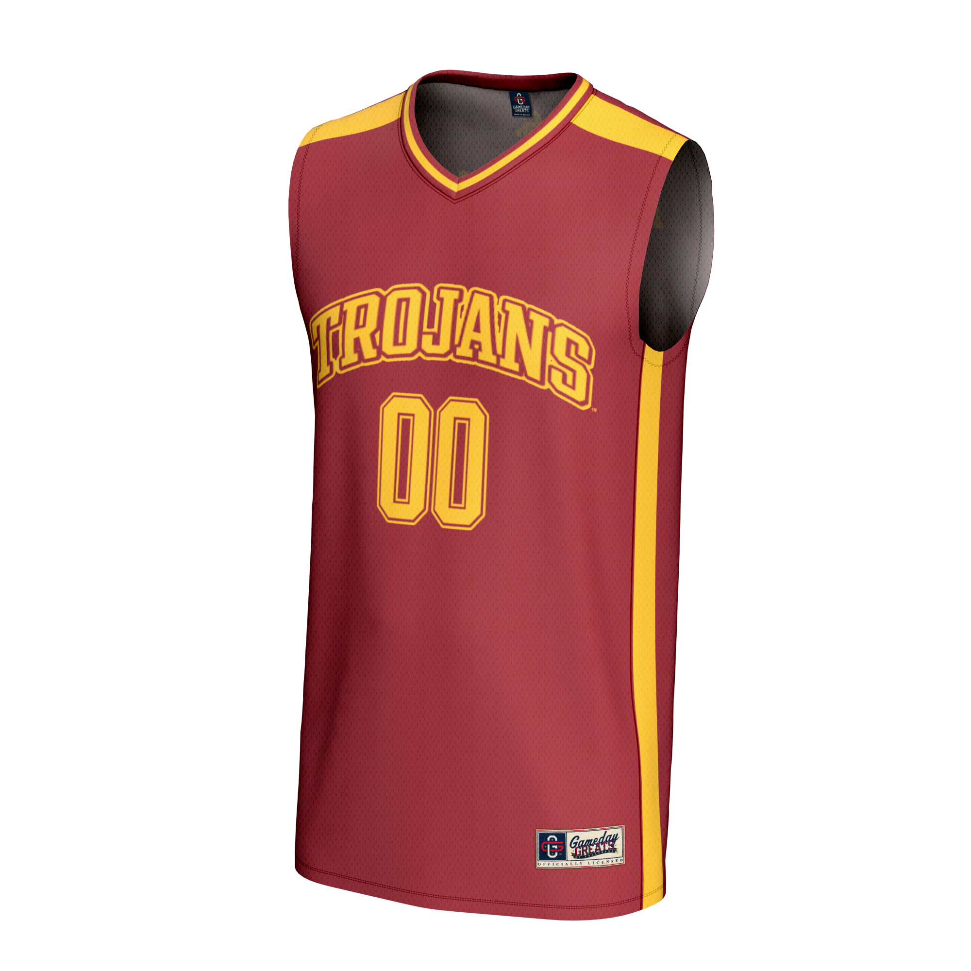 USC Trojans Youth NIL Pick-A-Player Lightweight Men's Basketball Fashion Jersey - Cardinal-ProSportsKit