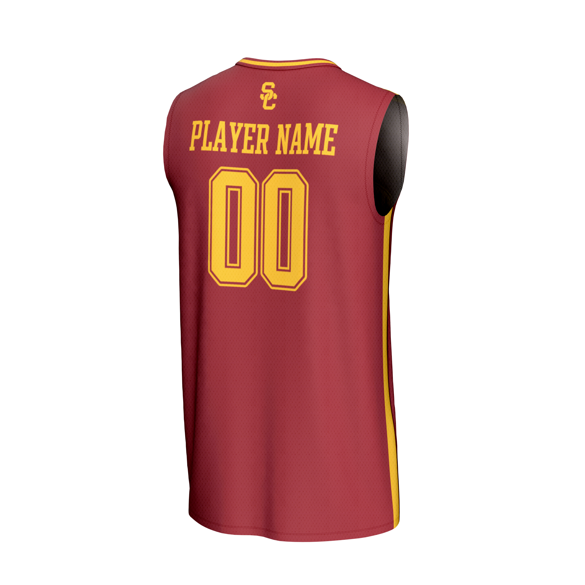 USC Trojans Youth NIL Pick-A-Player Lightweight Men's Basketball Fashion Jersey - Cardinal-ProSportsKit