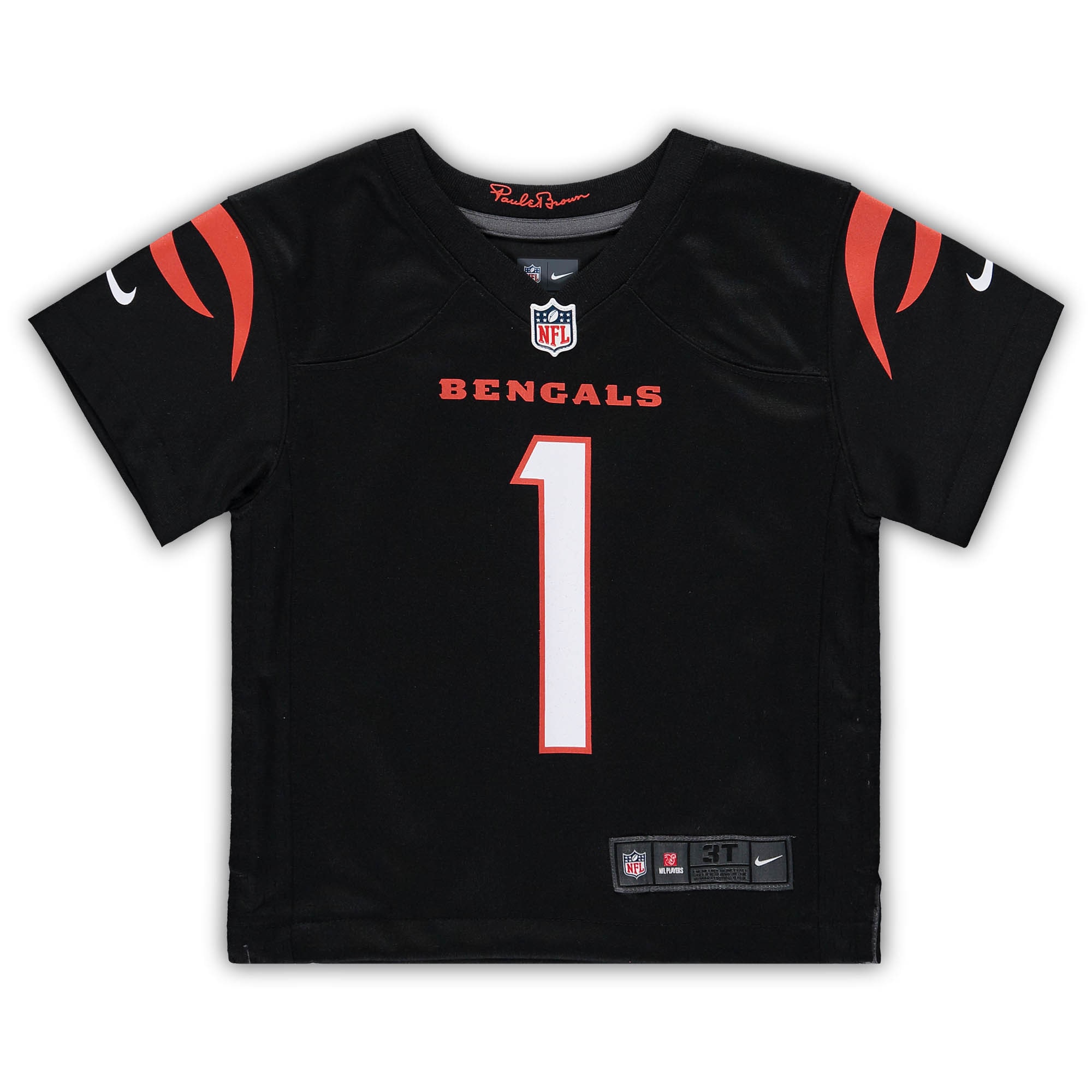 Ja'Marr Chase Cincinnati Bengals Toddler Game Jersey - Black-ProSportsKit