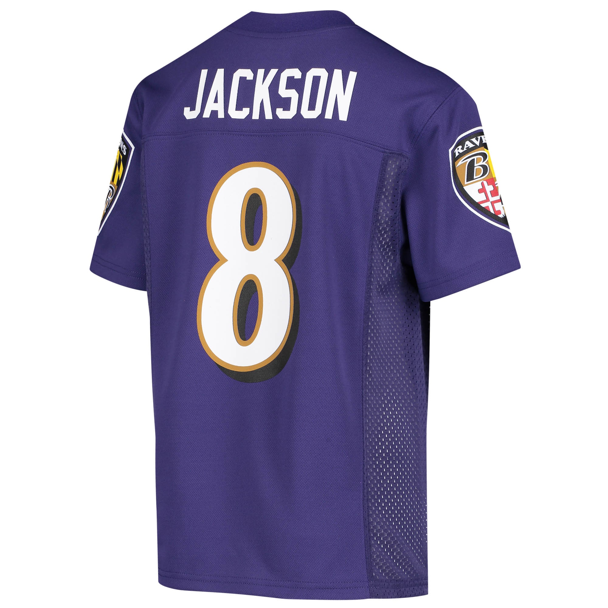 Lamar Jackson Baltimore Ravens Youth Replica Jersey - Purple-ProSportsKit