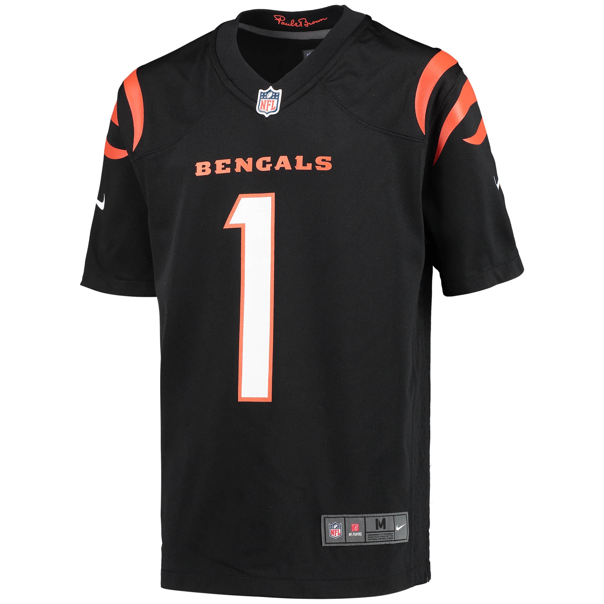 Ja'Marr Chase Cincinnati Bengals Youth Game Jersey - Black-ProSportsKit