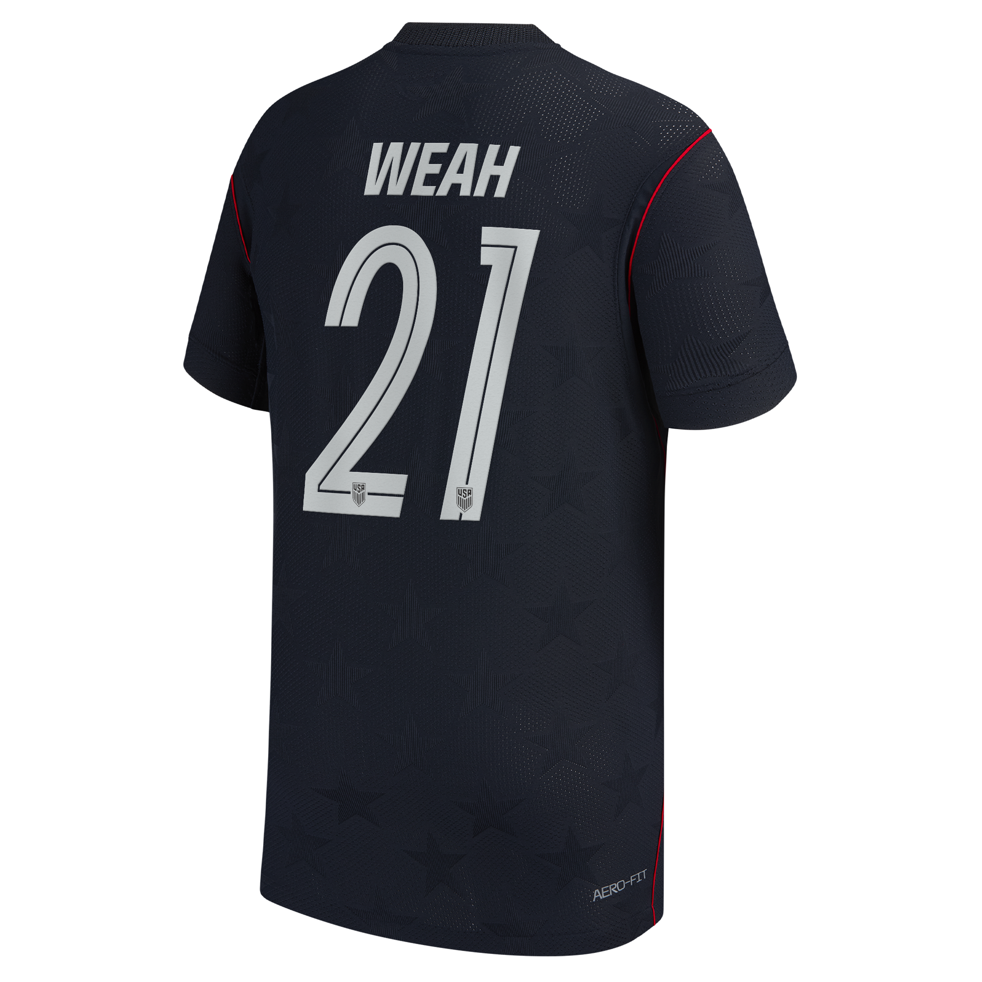 Timothy Weah USMNT Youth 2026 Away Match Jersey - Blue-ProSportsKit