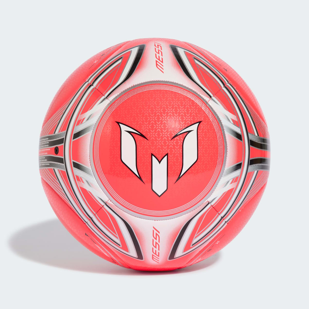 Balón de fútbol unisex color rojo y negro - vista 3