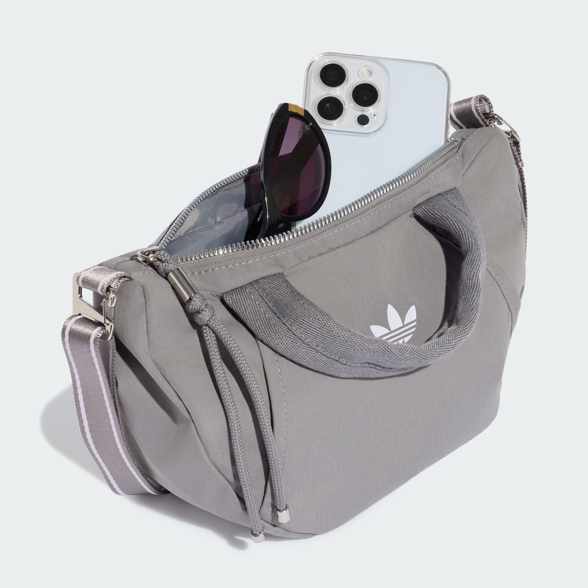 Bolso deportivo para mujer color gris y morado - vista 5