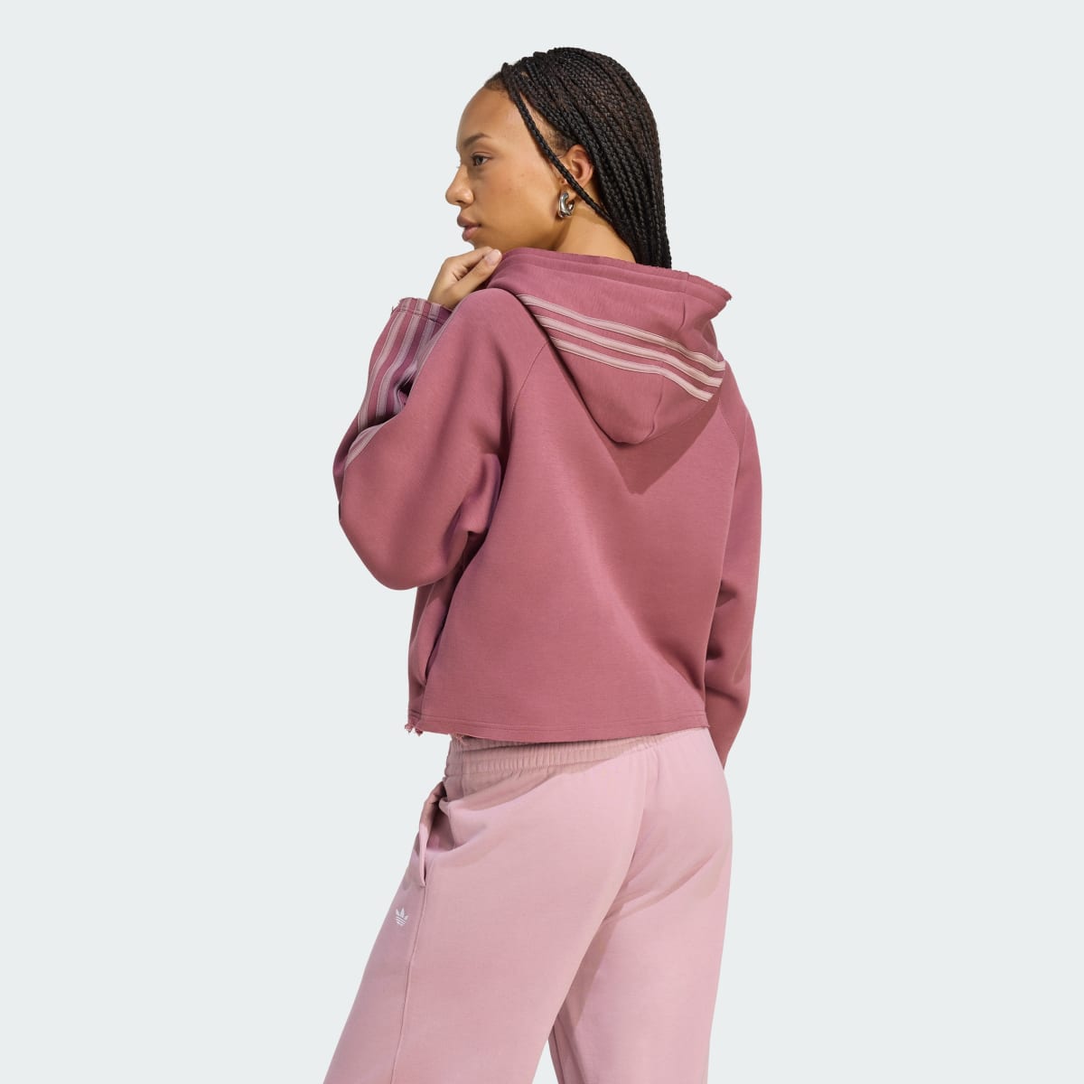 Prenda deportiva para mujer color granate y morado - vista 3