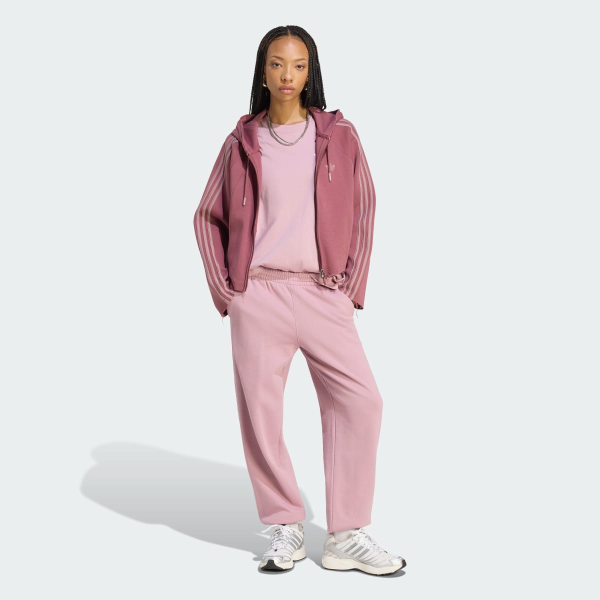 Prenda deportiva para mujer color granate y morado - vista 4