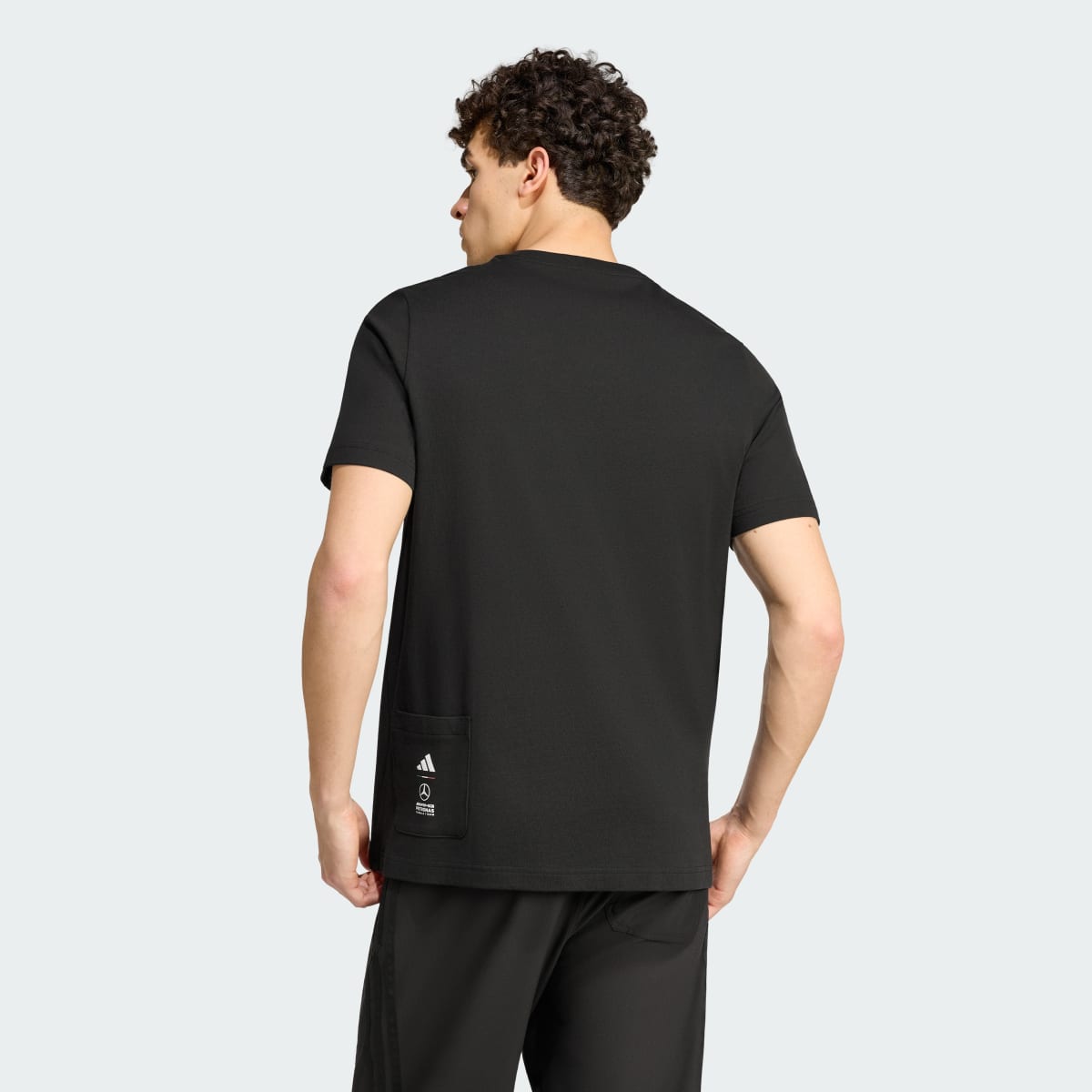 Camiseta deportiva para hombre color negro - vista 3