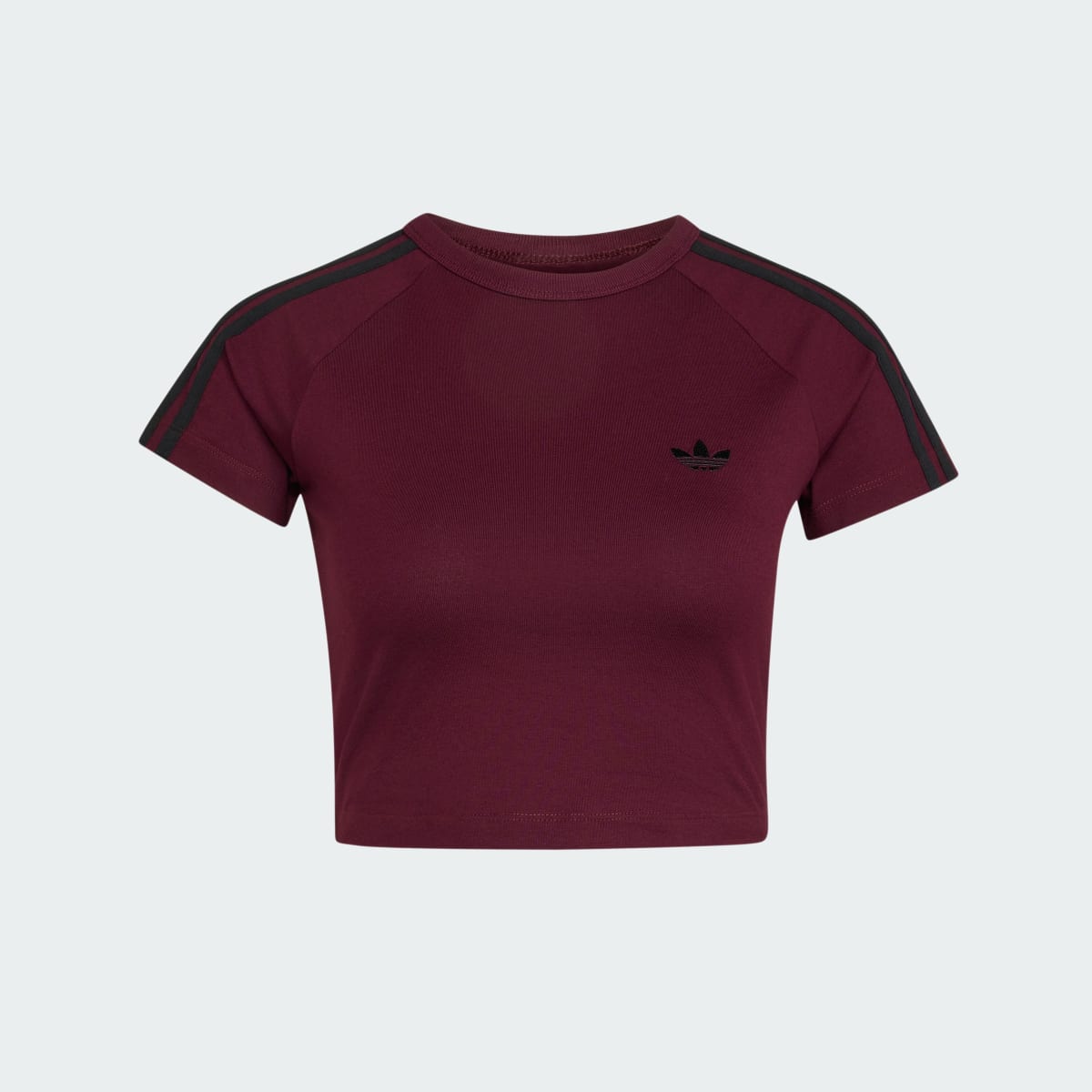Camiseta deportiva para mujer color granate y negro - vista 5