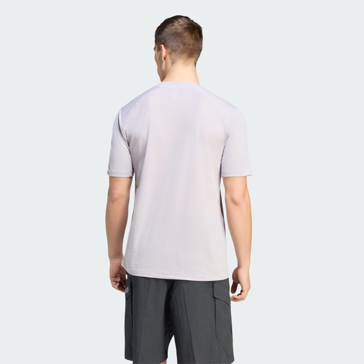 Camiseta deportiva para hombre color gris - vista 3