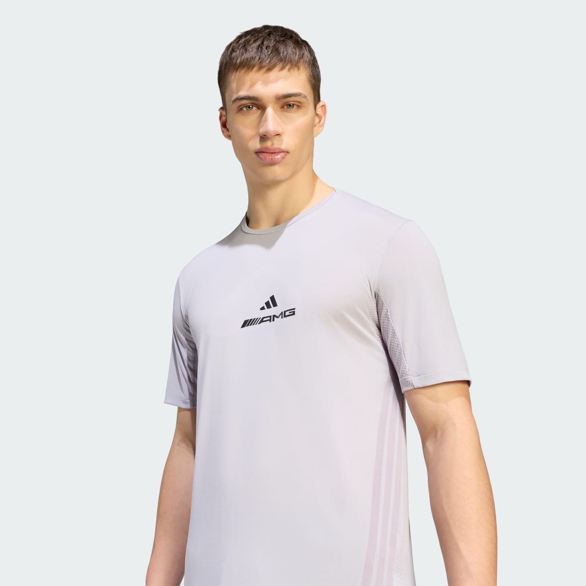 Camiseta deportiva para hombre color gris - vista 6