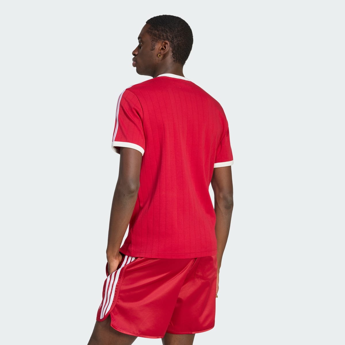 Camiseta deportiva para hombre color rojo - vista 3