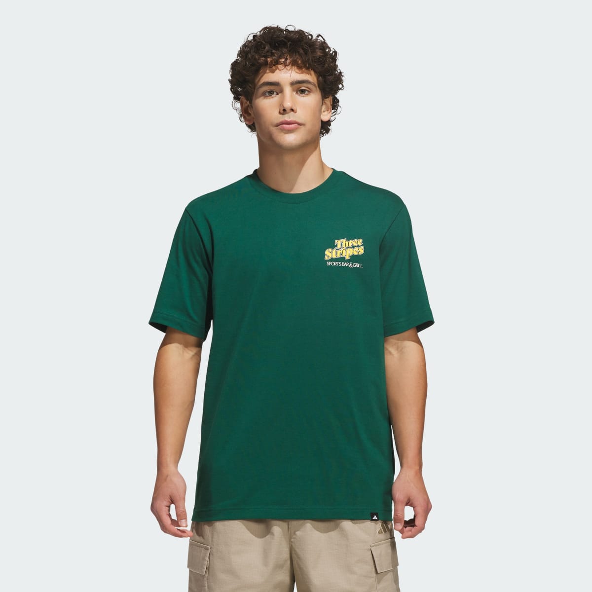 Camiseta deportiva para hombre color verde - vista 1