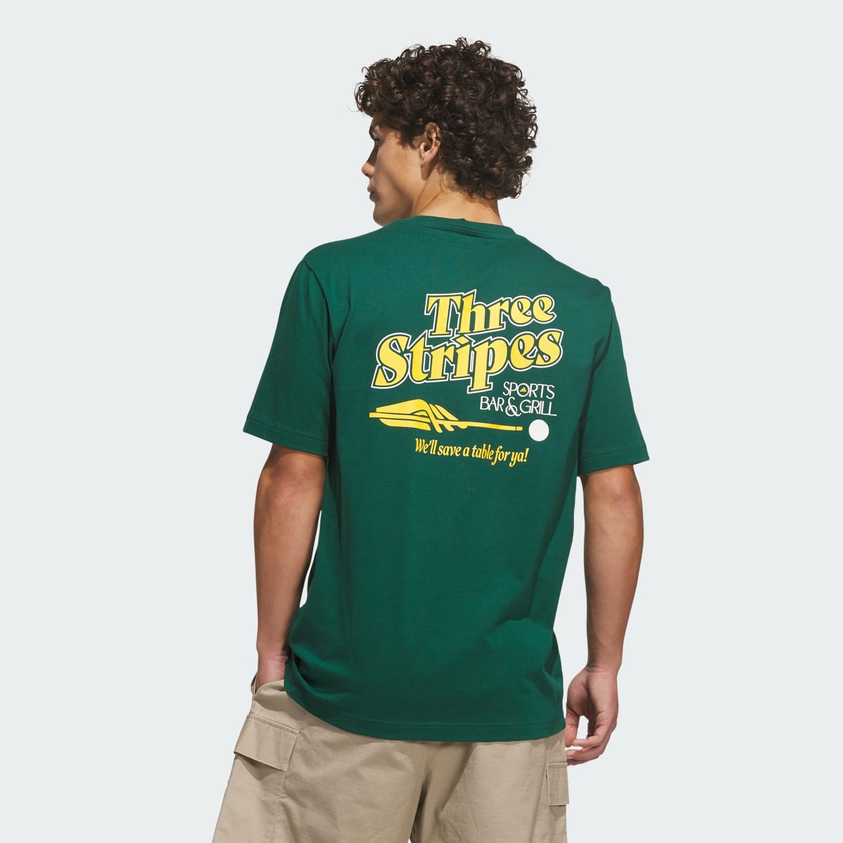 Camiseta deportiva para hombre color verde - vista 3