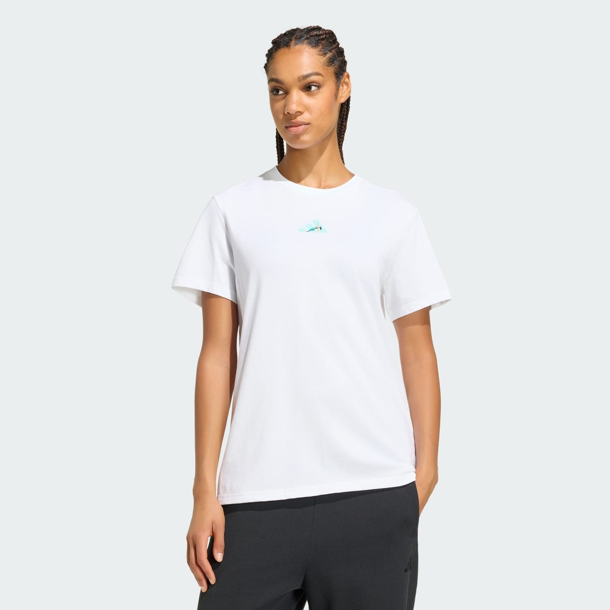 Camiseta deportiva para mujer color blanco - vista 1