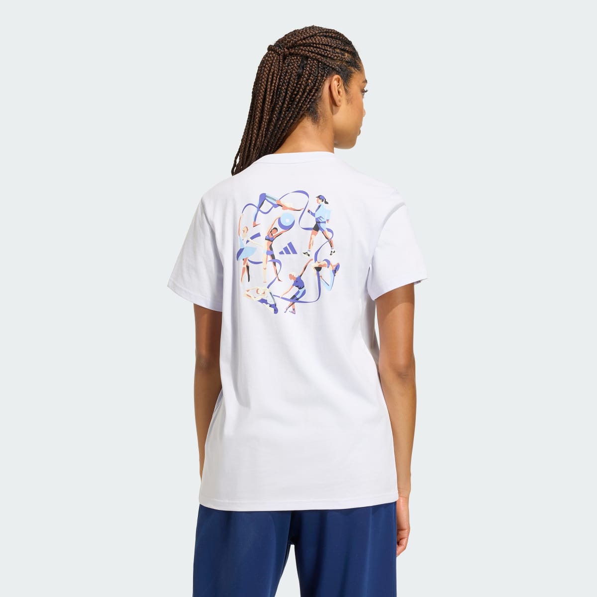 Camiseta deportiva para mujer color morado - vista 3