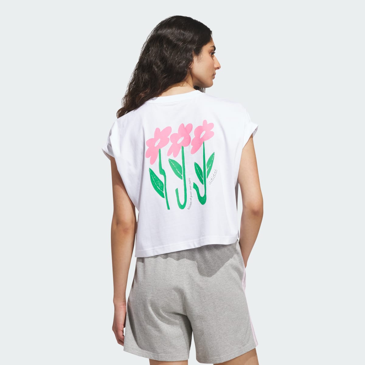 Camiseta deportiva para mujer color blanco - vista 3